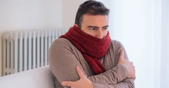 Malfunctioning heater that caused shivering